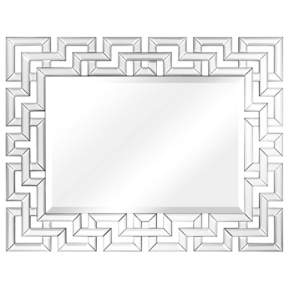 Empire Art Direct Medium Rectangle Clear Beveled Glass Modern Mirror (31 in. H x 40 in. W) MOM-16060MM-3140