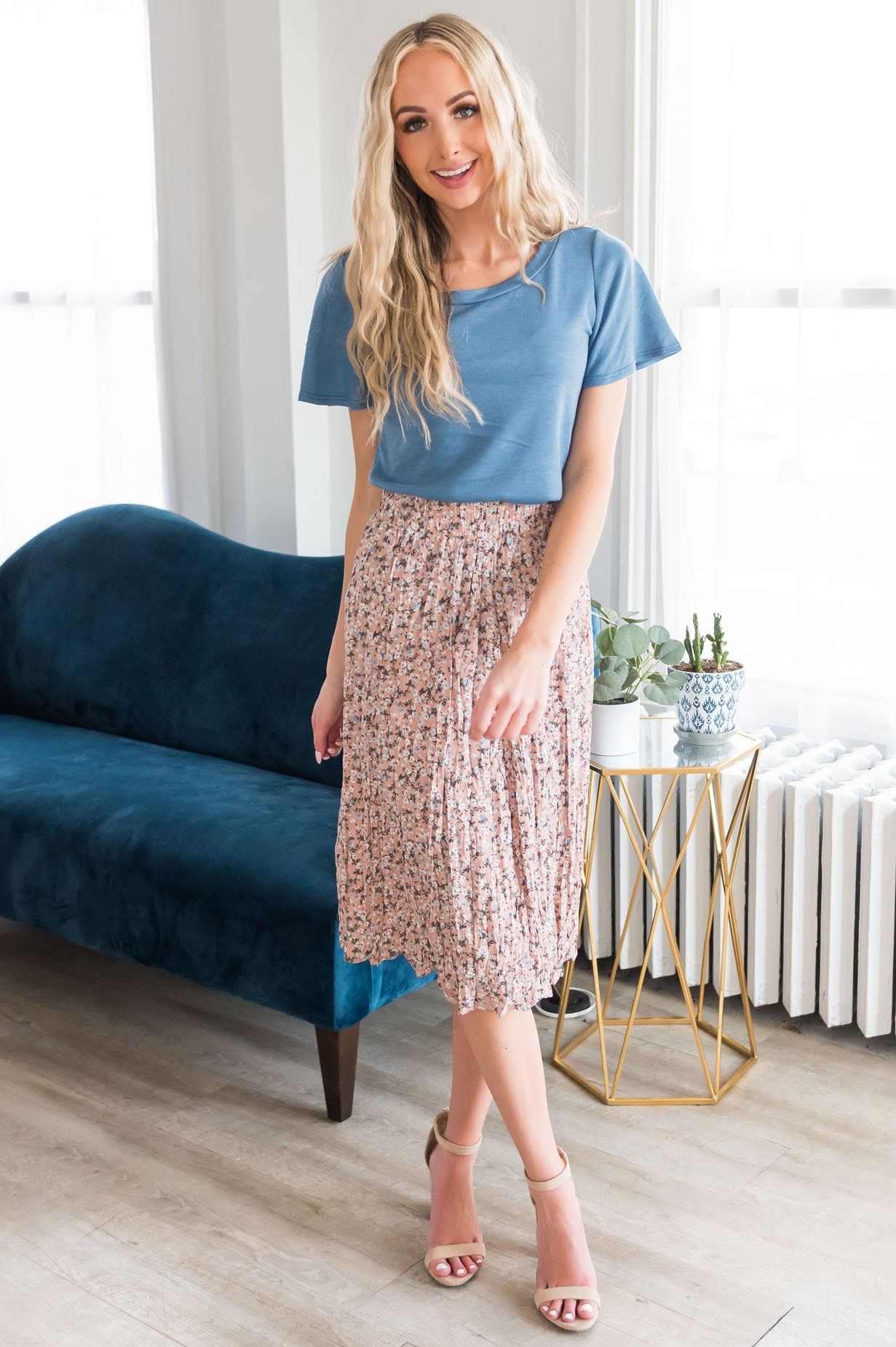 Always On Time Modest Skirt