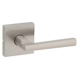 Kwikset Montreal Square Satin Nickel Passage HallCloset Door Lever 720MRLSQT156ALRCS