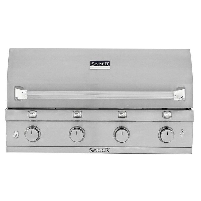 Saber Premium 670 40-Inch 4-Burner Built-In Infrared Natural Gas Grill