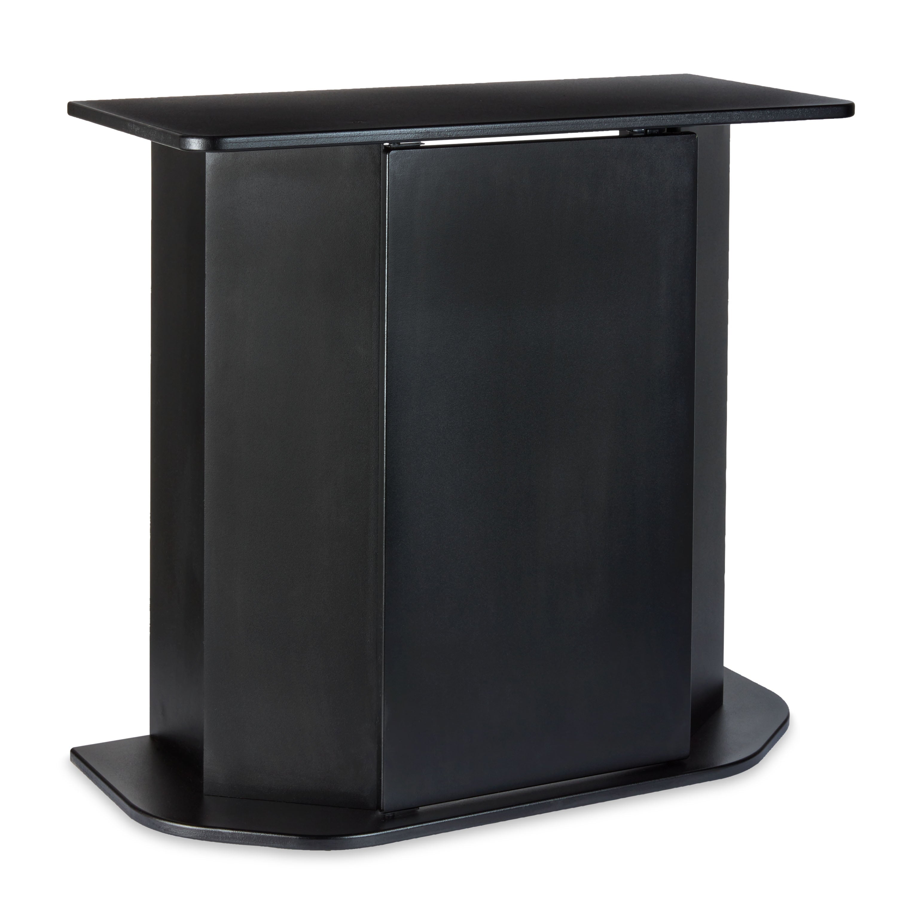 Wood 20-29 Gallon Aquarium Stand， Black