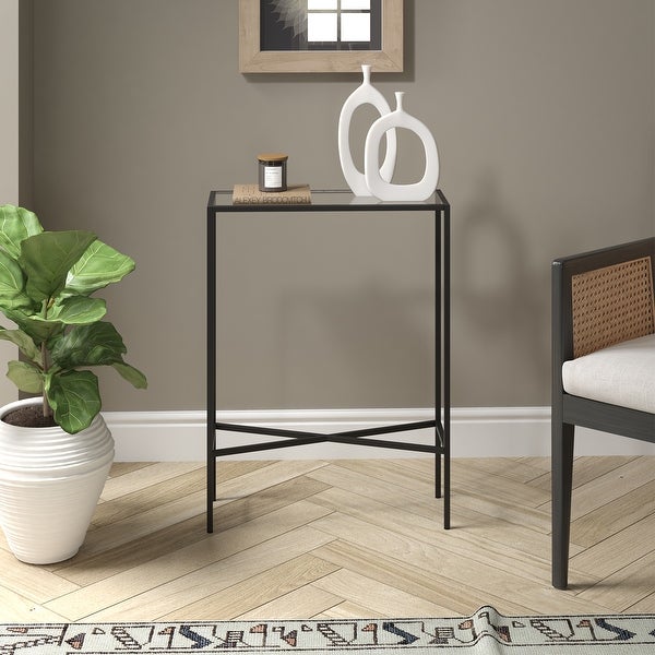 Henley 22'' Wide Rectangular Console Table with Glass Top