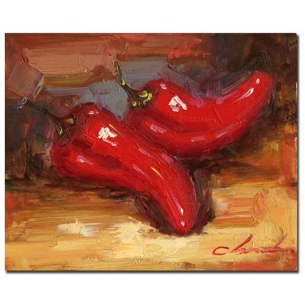 X 24 quot Chili Peppers By Masters Art Trademark Fine Art