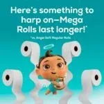 Angel Soft Toilet Paper, 48 Mega Rolls = 192 Regular Rolls, 2-Ply Bath Tissue