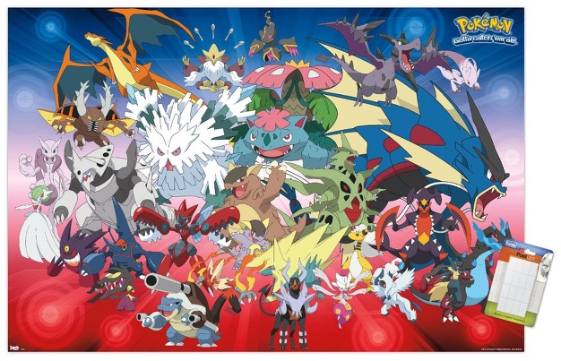 Trends International Pok mon Mega Evolutions Unframed Wall Poster Prints