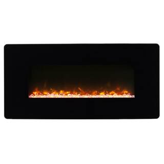 Dimplex Winslow 35 in. Wall-MountTabletop Linear Electric Fireplace in Black SWM3520