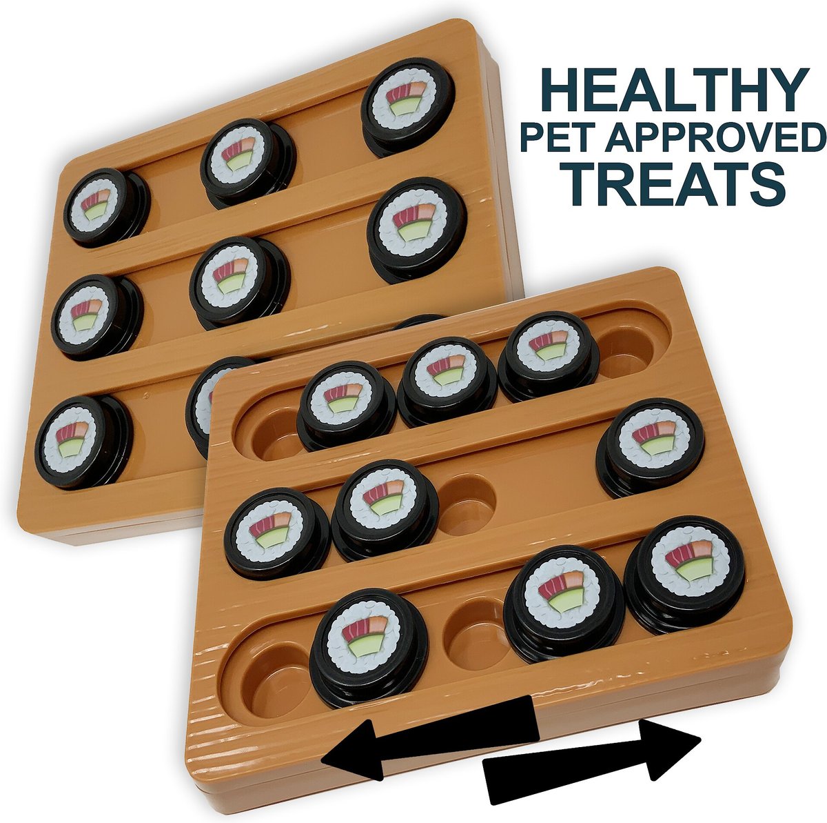 OurPets Sushi Treat Dispensing Puzzle Dog and Cat Toy