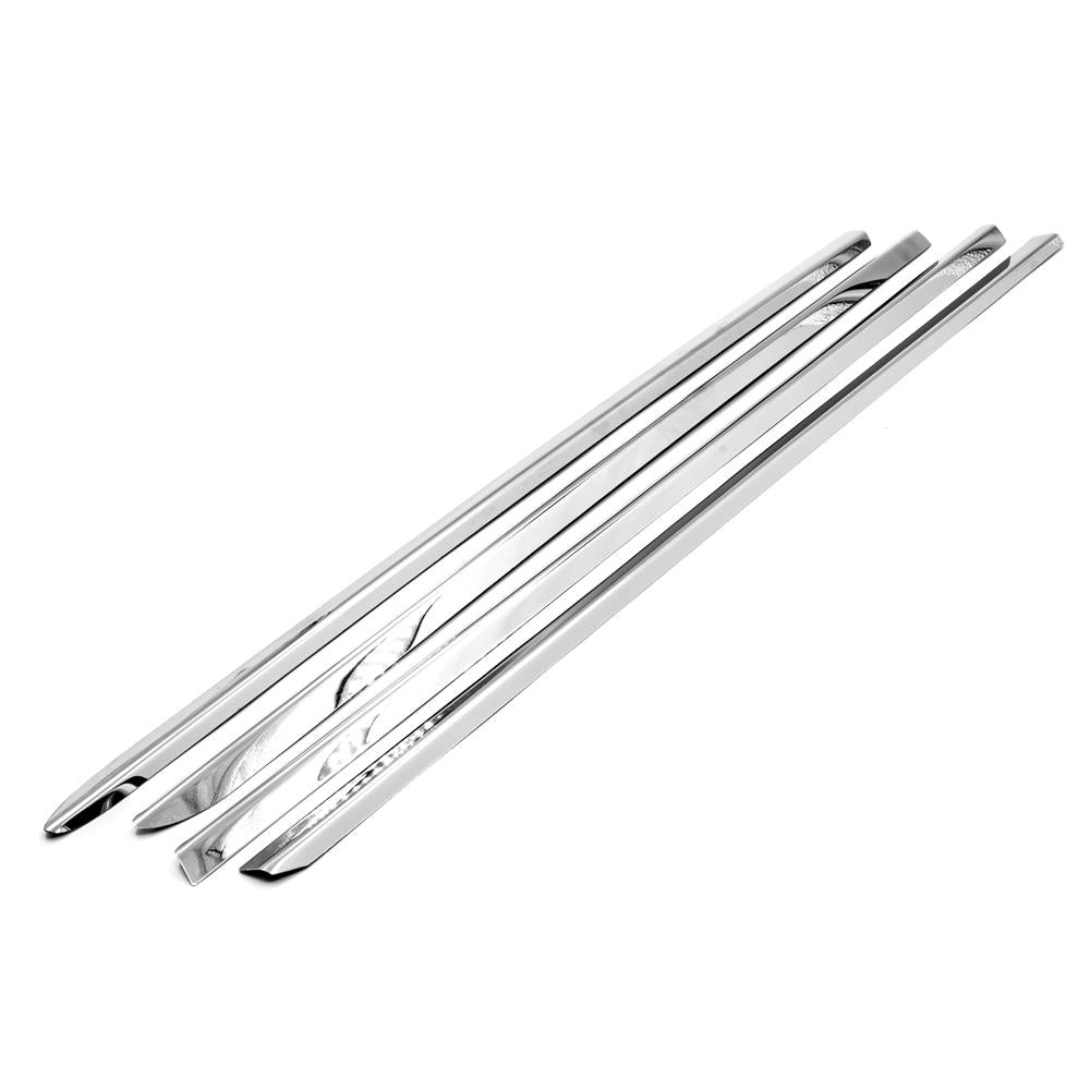 Sizver Polished Stainless Steel Window Sills Trims For 2009-2017 Dodge Ram all model Crew Cab/Mega Cab ^rear window sill measures at 33