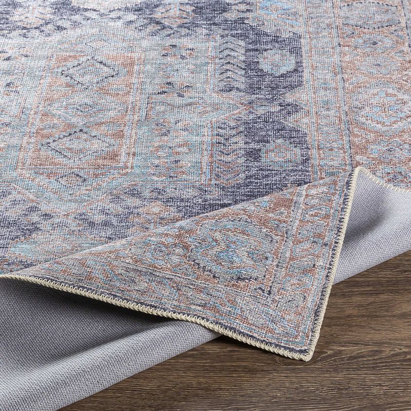 Landsmeer Traditional Washable Area Rug