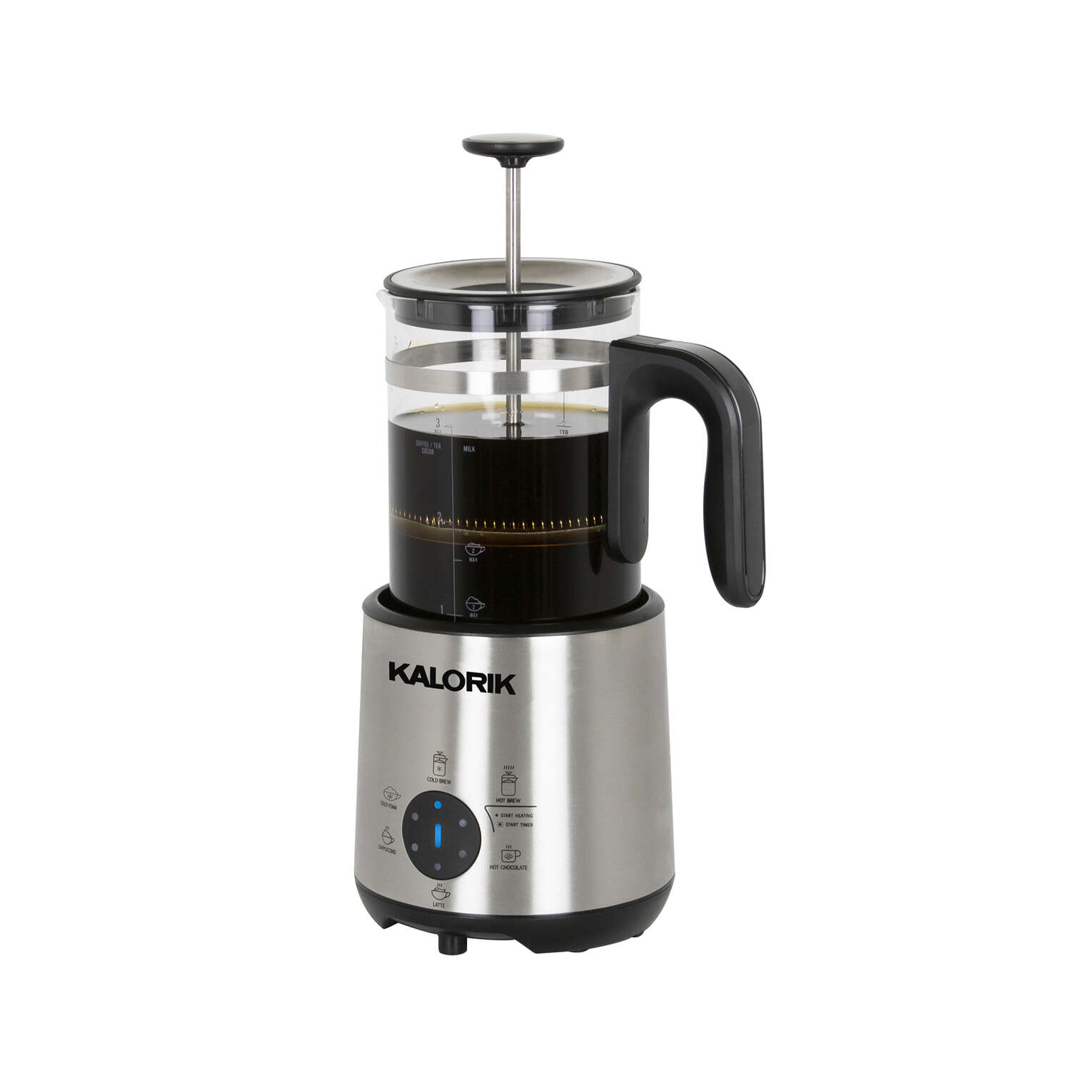 Kalorik 24 oz Black/Silver Coffee Maker