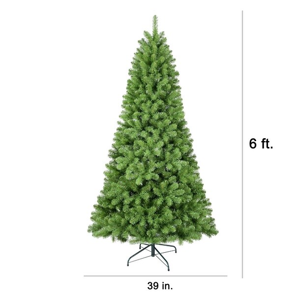 Unlit PVC Green Memory Wire Christmas tree