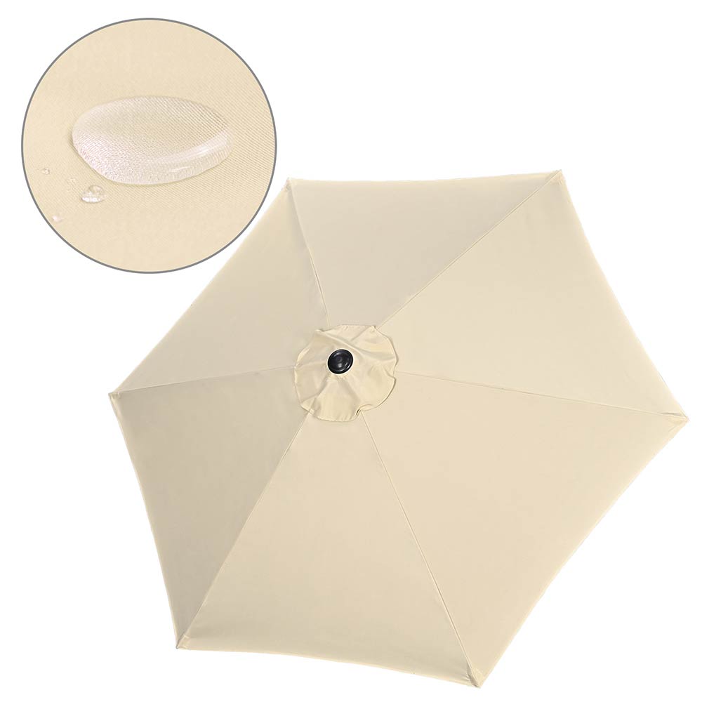 Yescom 7.5ft Patio Umbrella Crank and Tilt 6-Rib