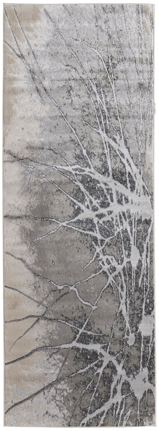 Oria Abstract Gray / Silver Rug