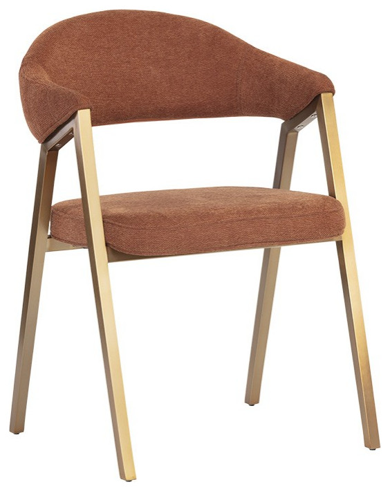 Burgos Dining Armchair   Midcentury   Dining Chairs   by Sunpan Modern Home  Houzz