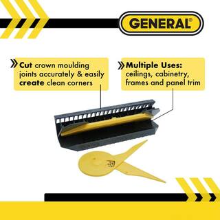 General Tools Professional Crown Molding Cutting Jig Tool for Miter Radial and Table Saws 881