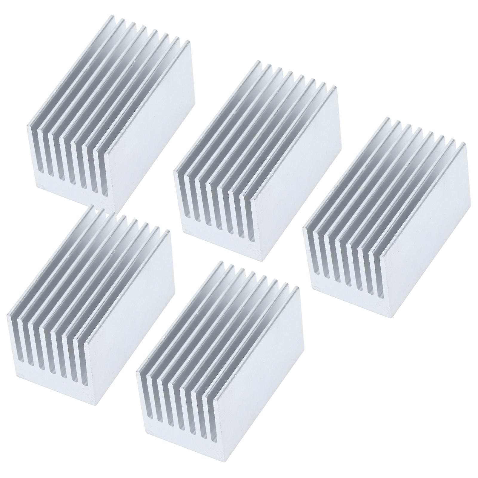 5pcs Aluminum Heatsink Anodic Oxidation Cooling Heat Sink 51.6x28x28mm For Power Module