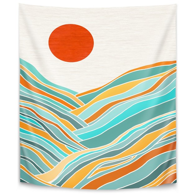 Americanflat Boho Coastal Sunset Landscape By Modern Tropical