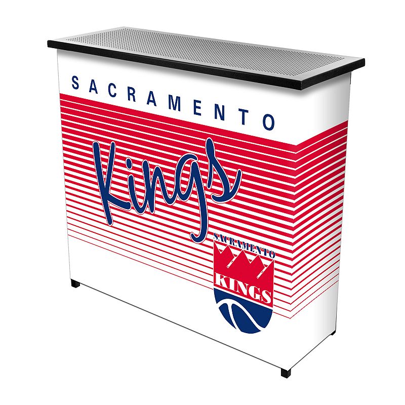 Sacramento Kings Hardwood Classics 2-Shelf Portable Bar with Case