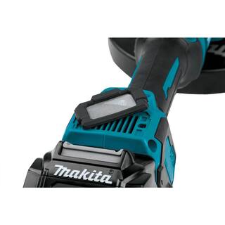 Makita 40V Max XGT Brushless Cordless 79 in. Paddle Switch Angle Grinder with Electric Brake AWS (Tool Only) GAG10Z