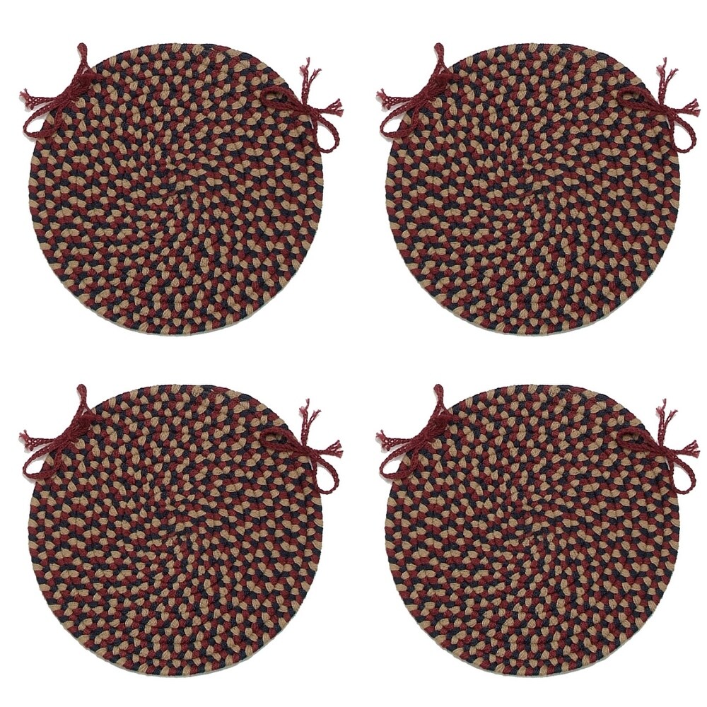 Brook Farm Machine Washable Round Chair Pads