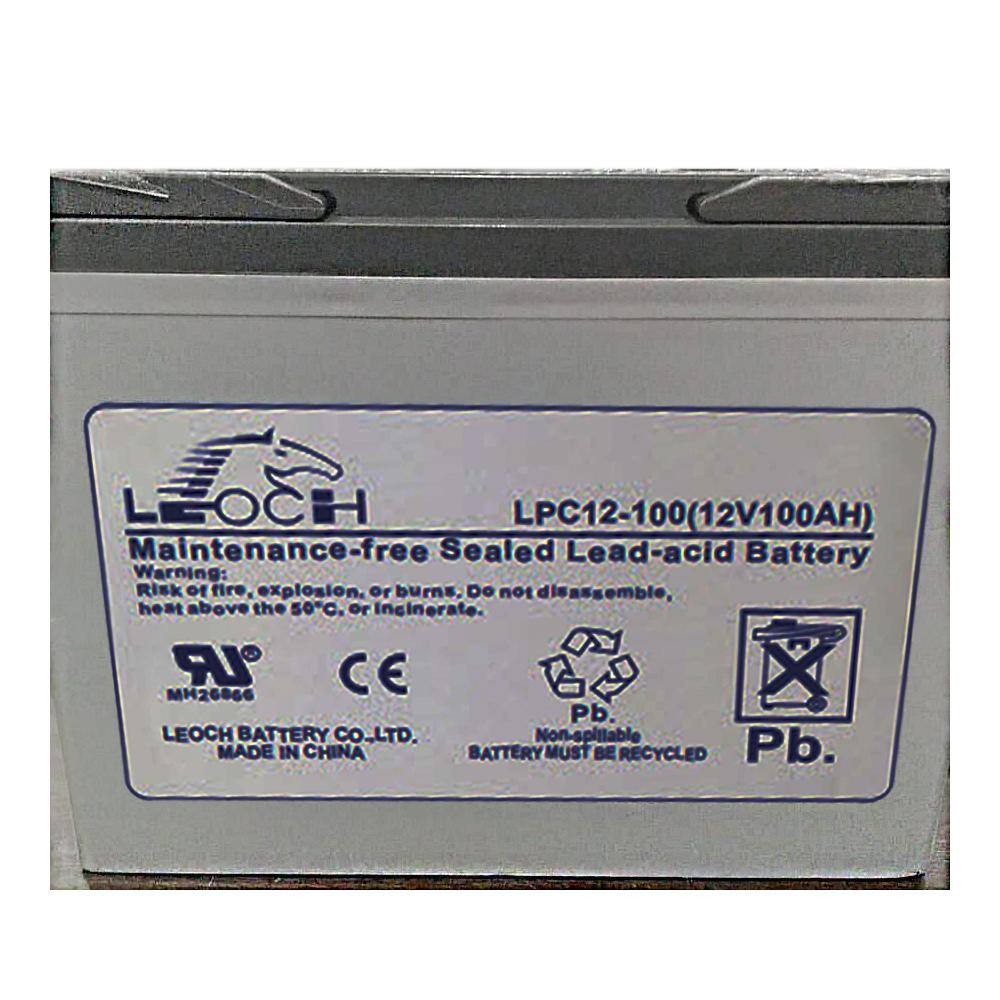 LEOCH (12-Volt 100 Ah) Non Spillable SLA Battery for Ryobi Riding Lawn Mower LPC12-100T11