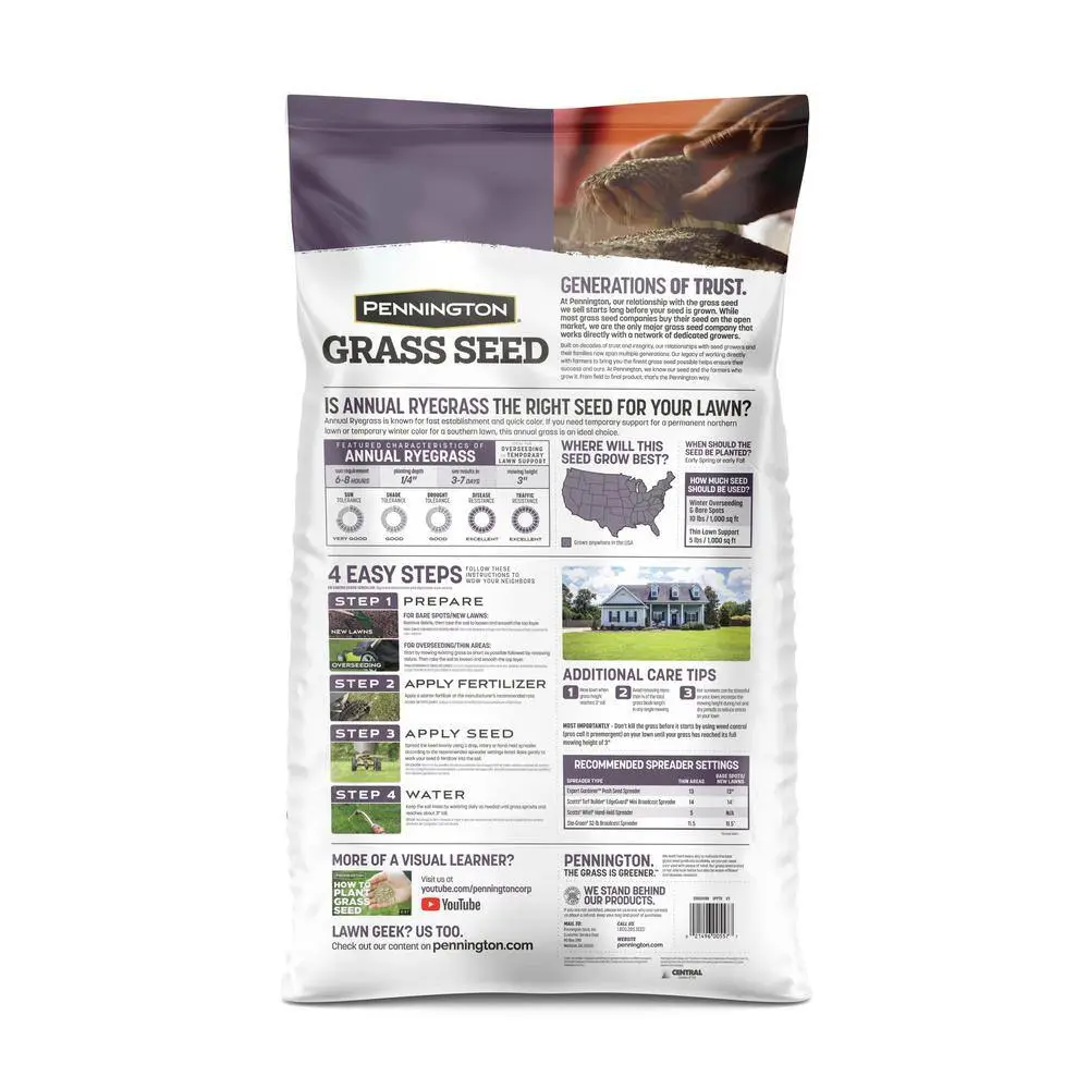 Pennington 50 lb. Annual Ryegrass Grass Seed