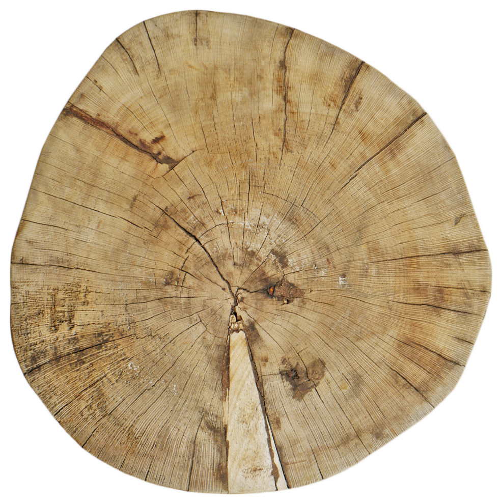 Rustic Naga Three Leg Wood Table 8   Rustic   Side Tables And End Tables   by Design Mix Furniture  Houzz