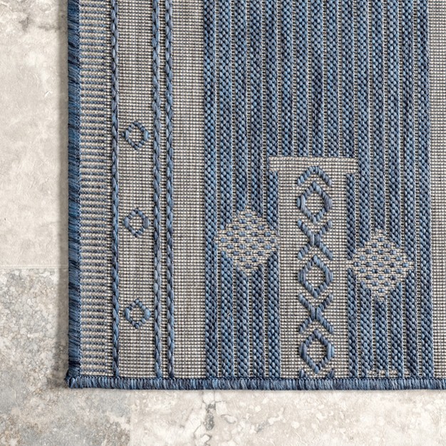 Nuloom Leigh Stripes Indoor outdoor Area Rug