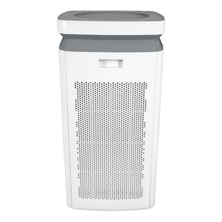 QuFresh 3-Stage Filtration HEPA Tower Air Purifier in White QFAP-950