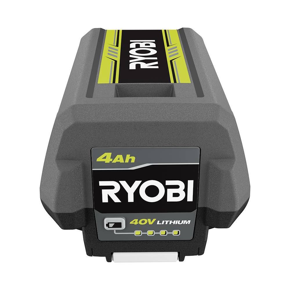 RYOBI 40V Lithium-Ion 4.0 Ah Battery and Rapid Charger OP40404-06