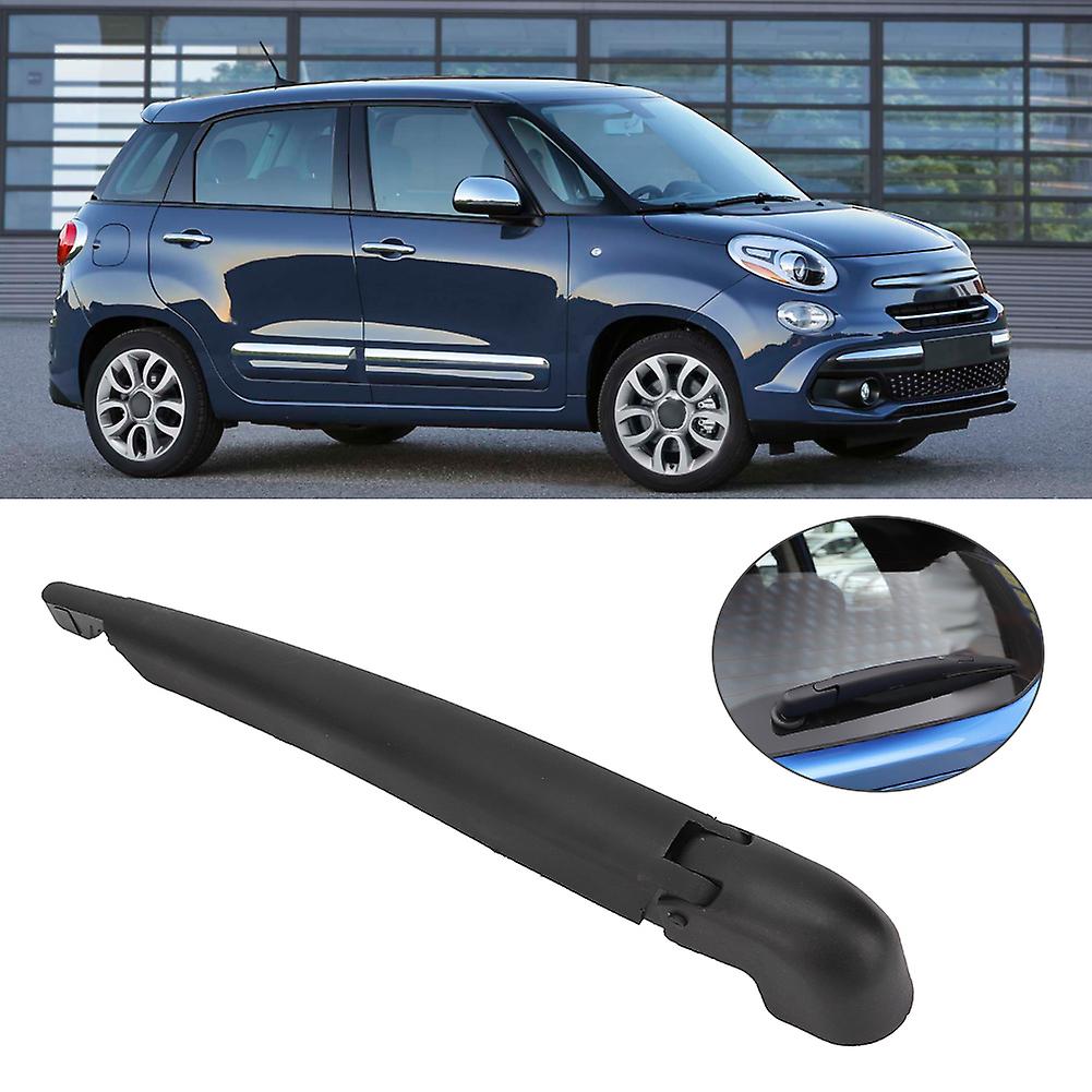 Car Rubber Black Rear Windshield Windscreen Wiper Arm Accessory Fit For Fiat