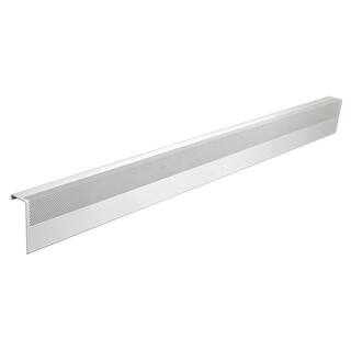 Baseboarders Basic Series 6 ft. Galvanized Steel Easy Slip-On Baseboard Heater Cover in White BC001-72