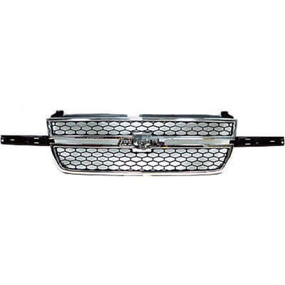 KAI New Standard Replacement Front Grille， Fits 2005-2006 Chevrolet Silverado