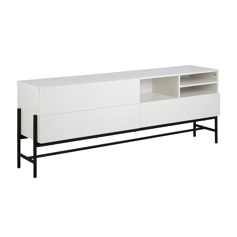 MOGEN Sideboard  Buffet 185cm - White & Black