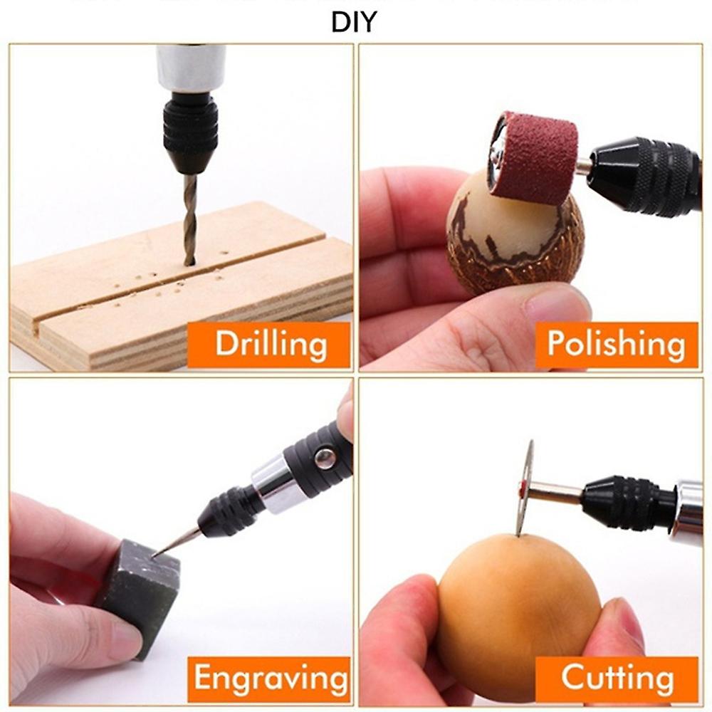 Born Pretty Upgraded Electric Rotary Tool Usb Mini Electric Grinder Engraving Carving Pen Polishing Machine Accessories Diy Set