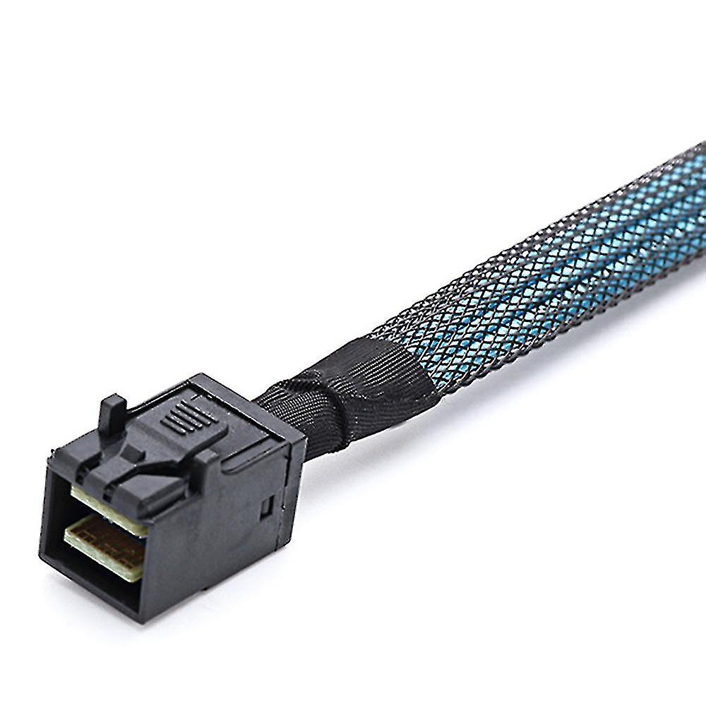 Internal Mini Sas Sff-8643 To (4) 29pin Sff-8482 Connectors With Sata Power， 1m / 3.3ft