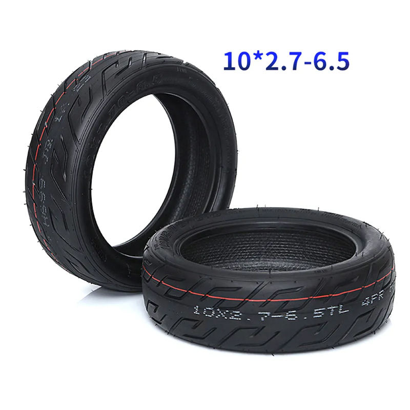 10 Inch 10x2.7 6.5 Tubeless Tire Replacement Parts Vacuum Tire Explosion Proof Tyre for Electric Scooter Accessories