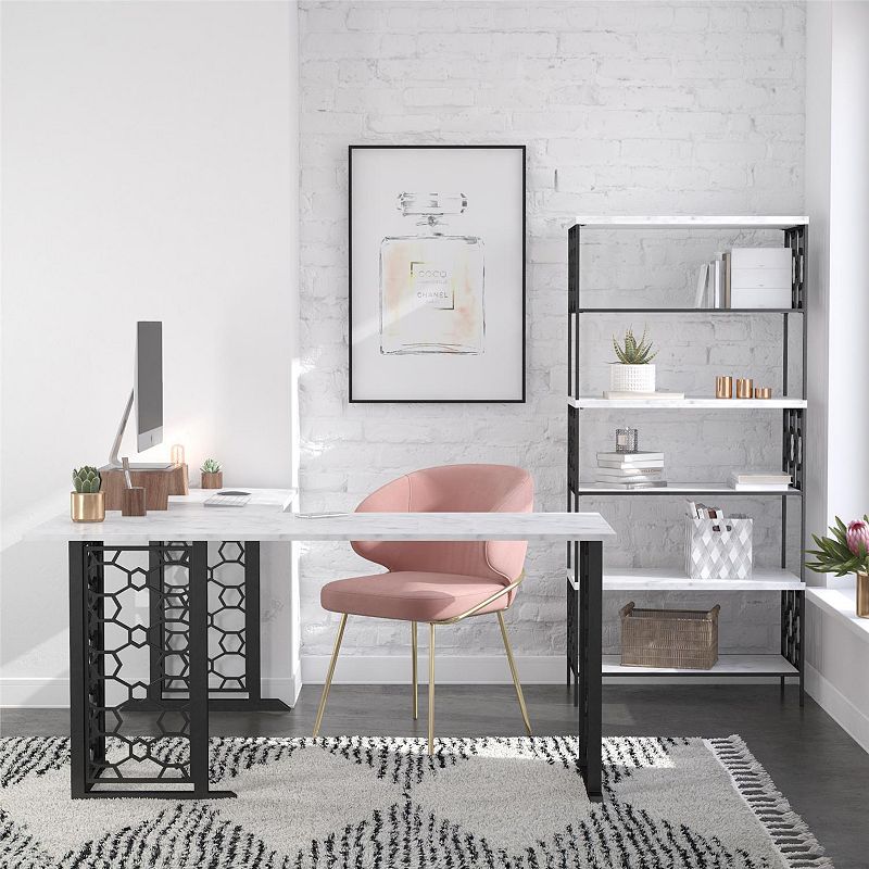 CosmoLiving by Cosmopolitan Ella L-Shaped Desk