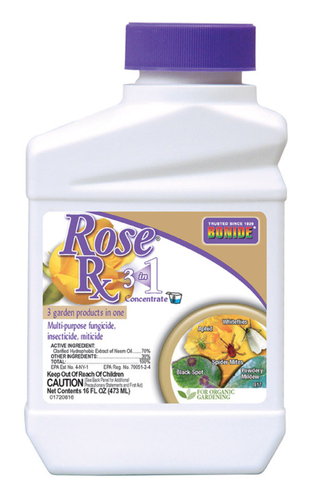 ROSE RX 3-IN-1 CONC 16OZ