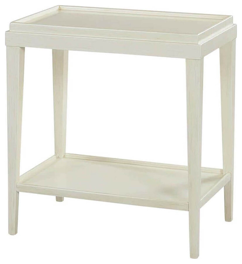 Small Classic Two Tier Side Table   Farmhouse   Side Tables And End Tables   by English Georgian America  Houzz