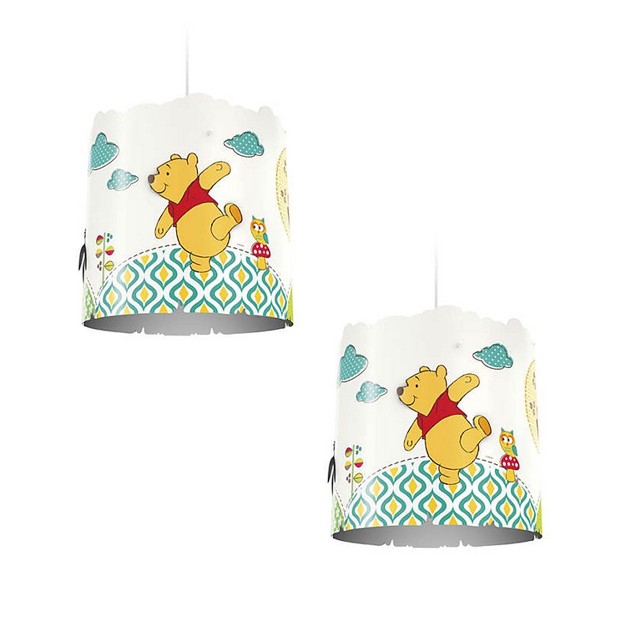 Philips Disney Winnie The Pooh Children Kid Suspension Light Lampshade 2 pack