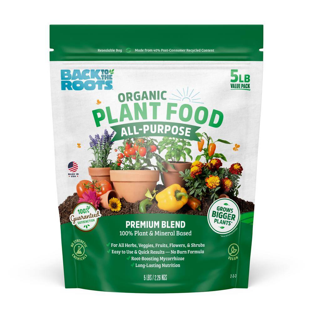 Back to the Roots 5 lbs. Organic All Purpose Plant Food 48012