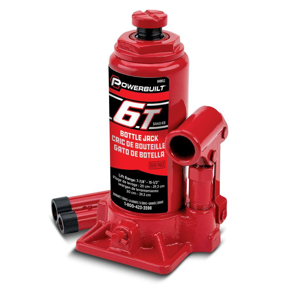 Powerbuilt 6-Ton Bottle Jack 640911