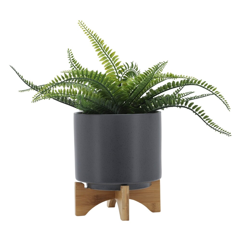 8 Inch Ceramic Planter Pot Vertical Planter Indoor Outdoor Succulent Flower Plant Gardening Decoration   8\