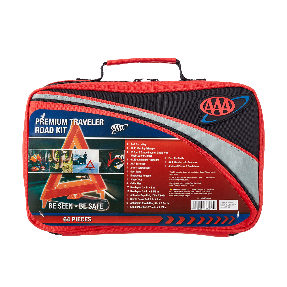 AAA Traveler 64Piece Emergency Roadside Kit