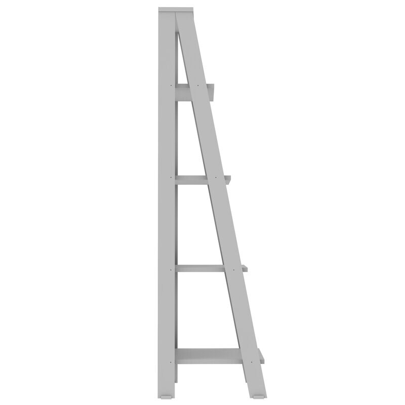 ixir 55'' H x 24.1'' W Ladder Bookcase Shelve Bookstand