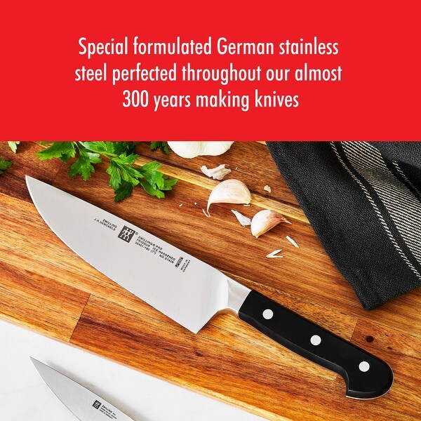 ZWILLING Pro 7-pc Self-Sharpening Knife Block Set - Black