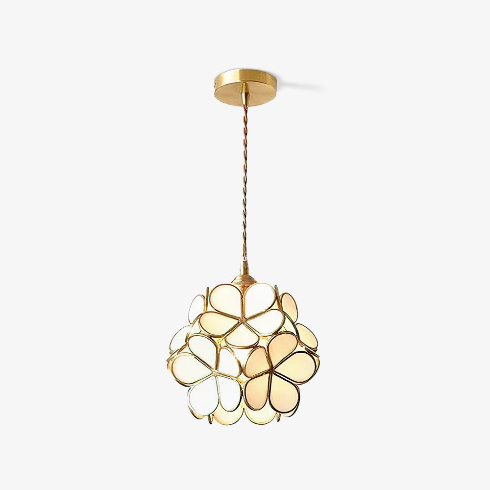 Glass Petal Pendant Light