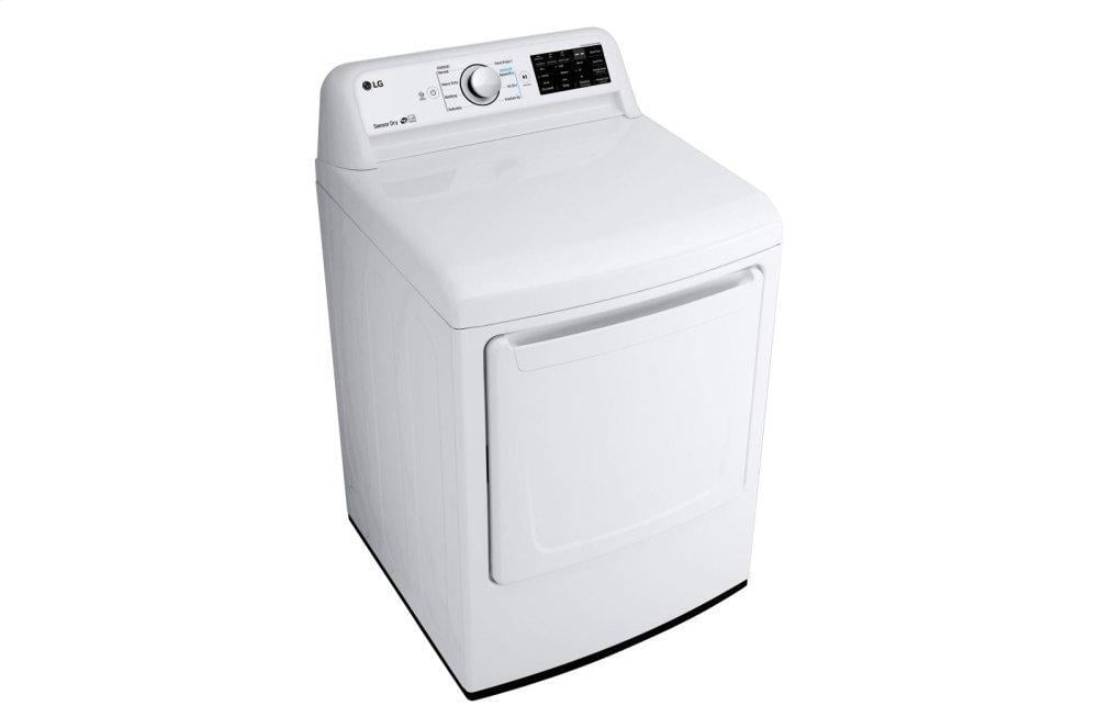 Lg DLE7100W 7.3 Cu. Ft. Electric Dryer With Sensor Dry Technology