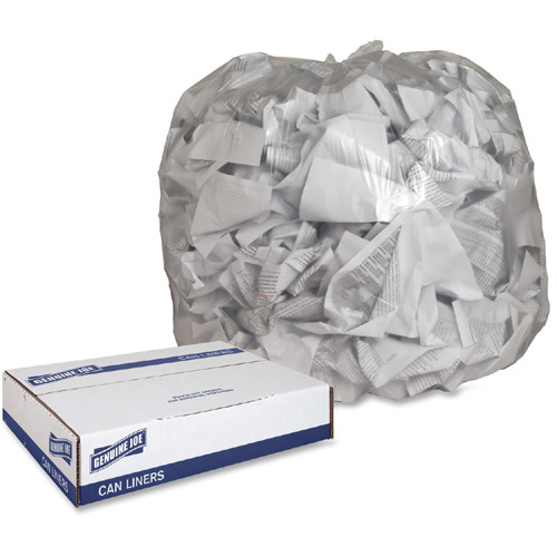 Genuine Joe Clear Trash Can Liners  GJO01015